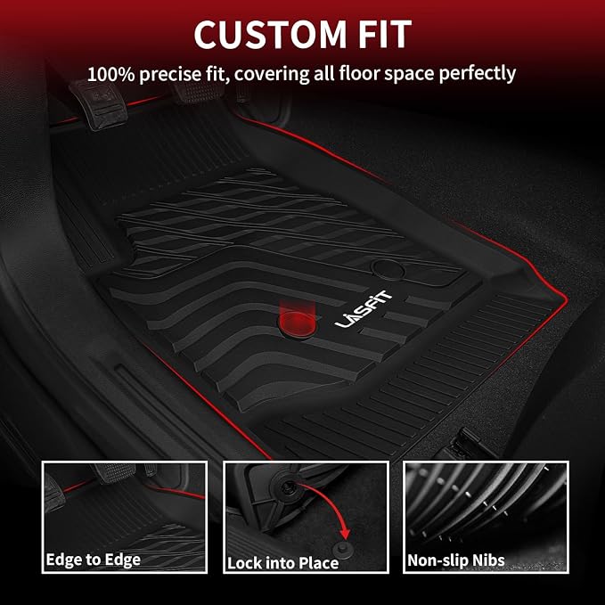 LASFIT Floor Mats for Chevrolet Chevy Colorado/GMC Canyon 2015-2022, All - Image 3