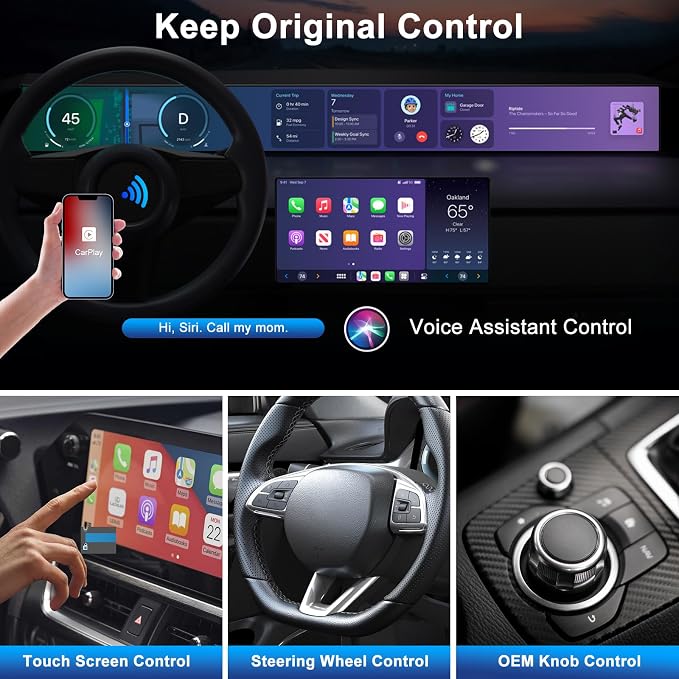 Wireless CarPlay Adapter, 2024 Upgrade CarPlay Wireless Adapter - Image 3