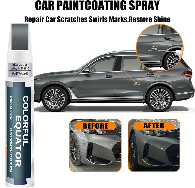 Skyscraper Grey Metallic Touch Up Paint - Image 3
