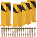 Heavy Duty Pallet Rack Post Protectors – 4-Pack Steel Column Guards by Unknown