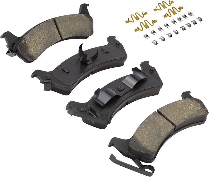 Premium Semi-Metallic Rear Brake Pads Compatible - Image 2