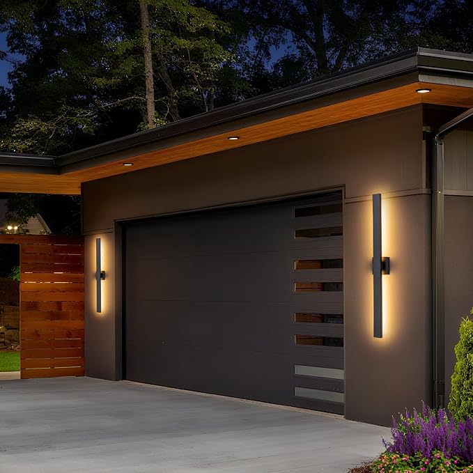 39.4" Long Outdoor Wall Lights Modern LED Exterior Lighting Fixtures Matte - Image 4