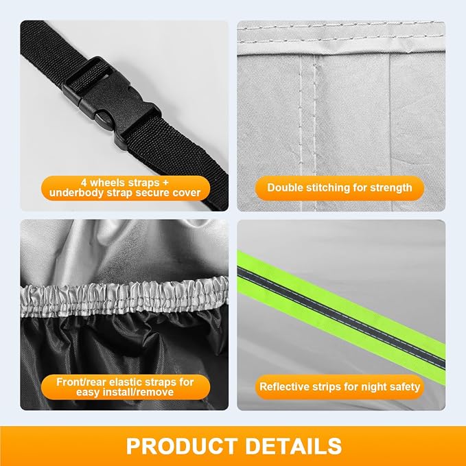 Custom Fit Car Cover for Tesla Model 3, All-Weather Protection, Anti-Scratch - Image 5