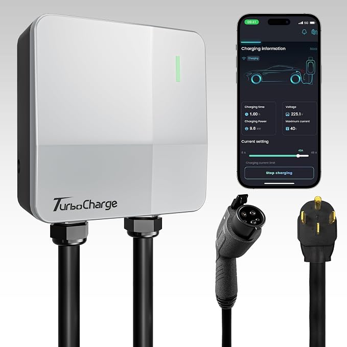 Level 2 EV Charger - 40 Amp Smart EV Charger by barn