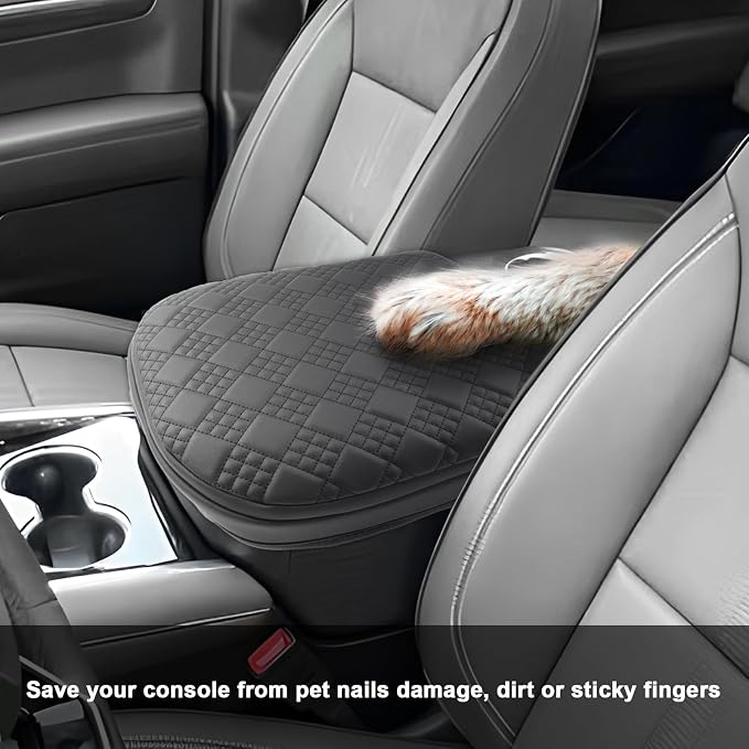 SXCY for 2025 Chevy Tahoe Suburban Armrest Cover Pad for 2025 Chevrolet Tahoe - Image 4