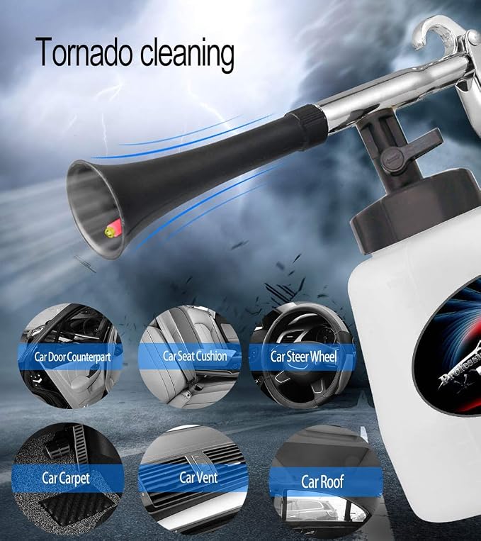 Car Interior Cleaner, Auto Detail Tools Car Detailing Kit High Pressure Car - Image 4