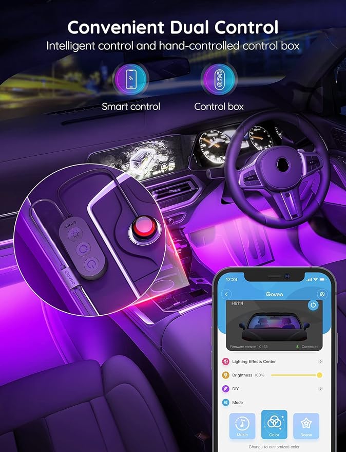 Govee Car LED Lights, Smart Car Interior Lights - Image 7
