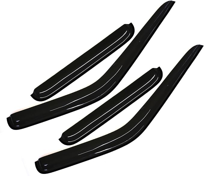Wind Deflector Compatible with 2000-2004 Nissan Frontier Crew Cab 4 Full Size by GLDIFA