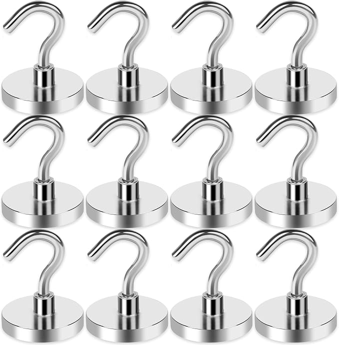LOVIMAG Magnetic Hooks for Cruise Cabins, 80LBS Magnet Hooks Heavy Duty for by LOVIMAG