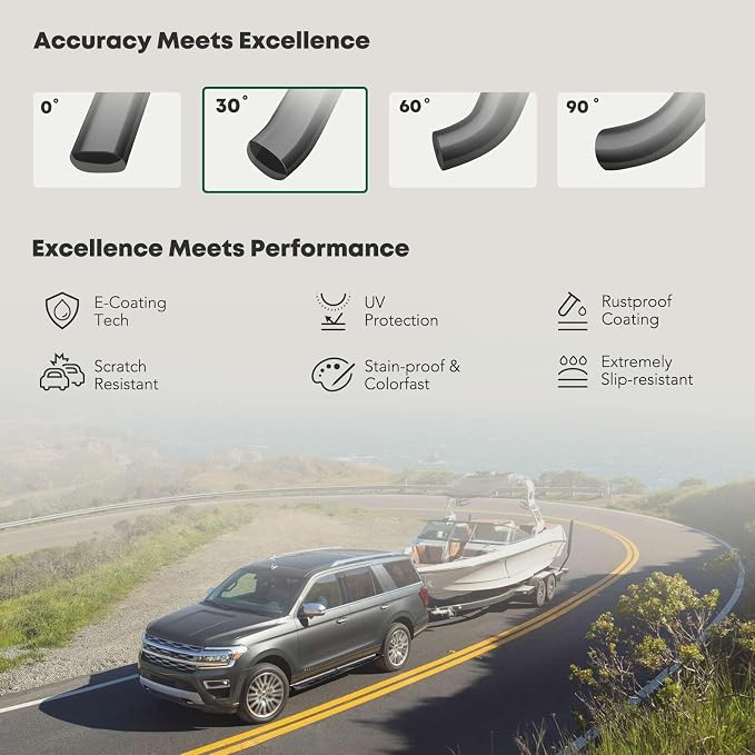 YHTAUTO 5 Inch Running Boards Side Steps Fit Chevy Silverado & GMC Sierra - Image 5