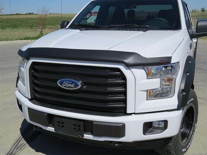 EGR 303555 SuperGuard Matte Black Acrylic Hood Shield Compatible - Image 6