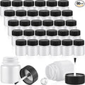 Maxcheck 60 Pcs Empty Touch Up Paint Bottles Container 1oz 30ml Reusable Small by Maxcheck