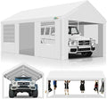 COBIZI Carport 12x20ft Heavy Duty Portable Garage, 2.0 Powder Coated Frame by COBIZI