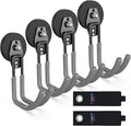 3-H Heavy Duty Magnet Garage Hooks 4 Pack, J Shape Strong Magnetic Hooks by 3-H