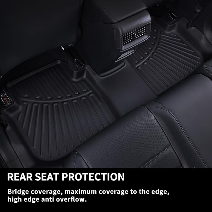 Floor Mats & Trunk Mat for KIA EV9 2024 2025 2026 6-Seats Version-2 Row Bucket - Image 4