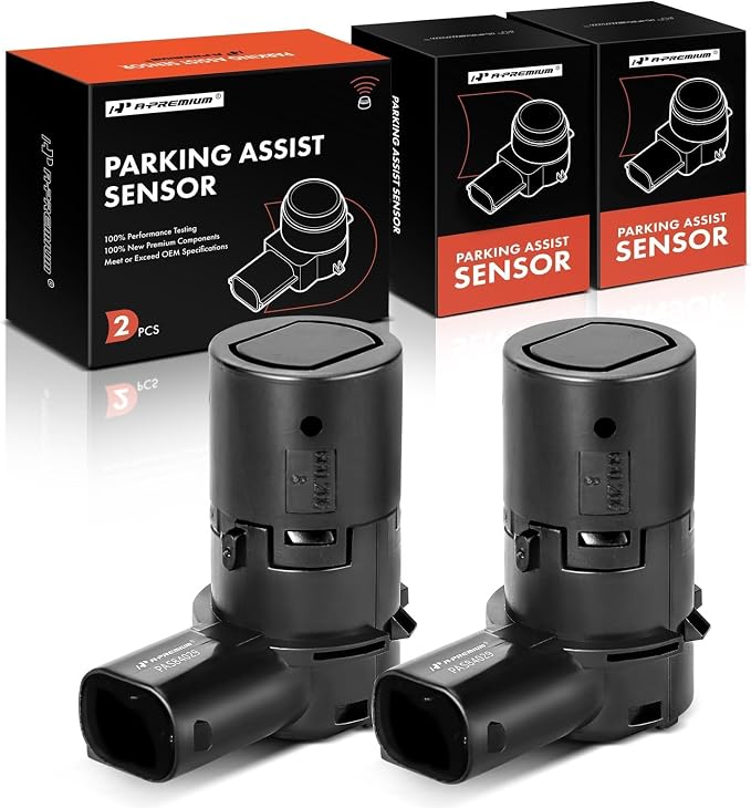 A-Premium 2-PC Rear Reverse Backup Parking Assist Sensor Compatible by A-Premium