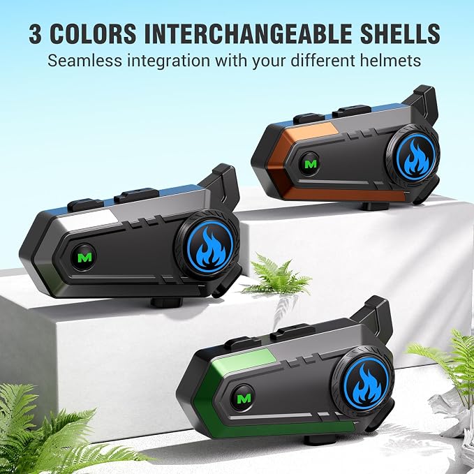 Motorcycle Helmet Bluetooth Headset, Intercom/Hands-Free - Image 2