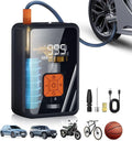 Portable Air Pump for Car Tires, 150 PSI Tire Inflator Cordless by LazyshineLazySunshine