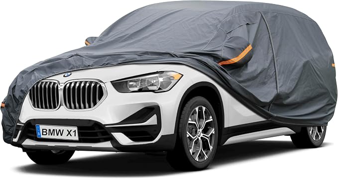 Premium Car Cover Custom Fit BMW X1, 16 Layers Heavy Duty Car Cover Waterproof by GUNHYI