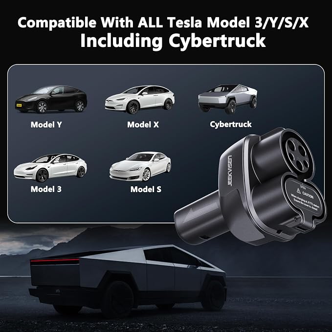 2025 Upgraded Cybertruck 2 in1 CCS & J1772 to Tesla Adapter, 250KW Fast Charging - Image 2
