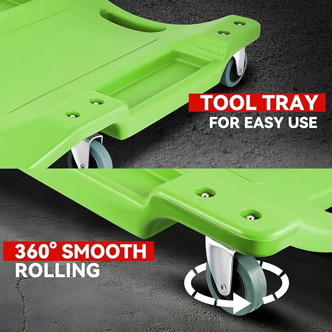 Auto Dynasty 40 Inches Mechanic Creeper, Automotive Garage Repair Low Profile - Image 5