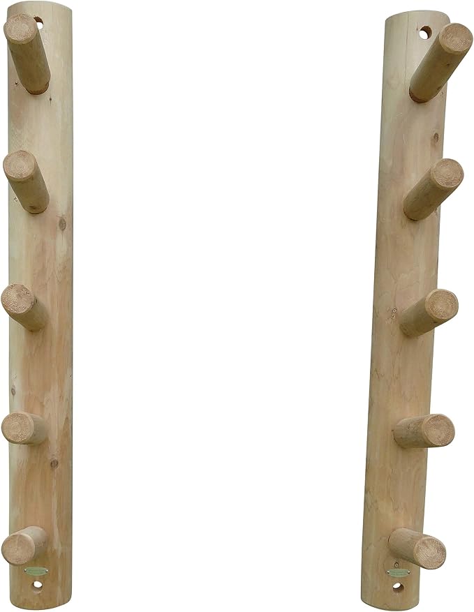 10-Place Wall-Mounted Ski Log Racks - Image 4