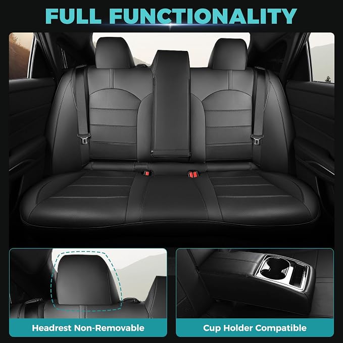 for Toyota Camry Seat Covers Hybrid LE SE 2018 2019 2020 2021 2022 2023 2024 - Image 5