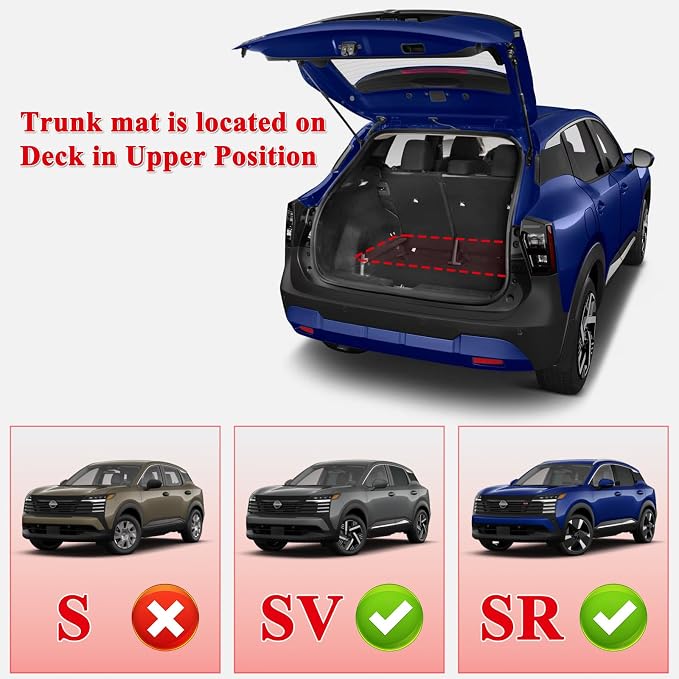 Wayhigh-All Weather Floor Mats & Cargo Liner and Seatback Cargo Set - Image 2