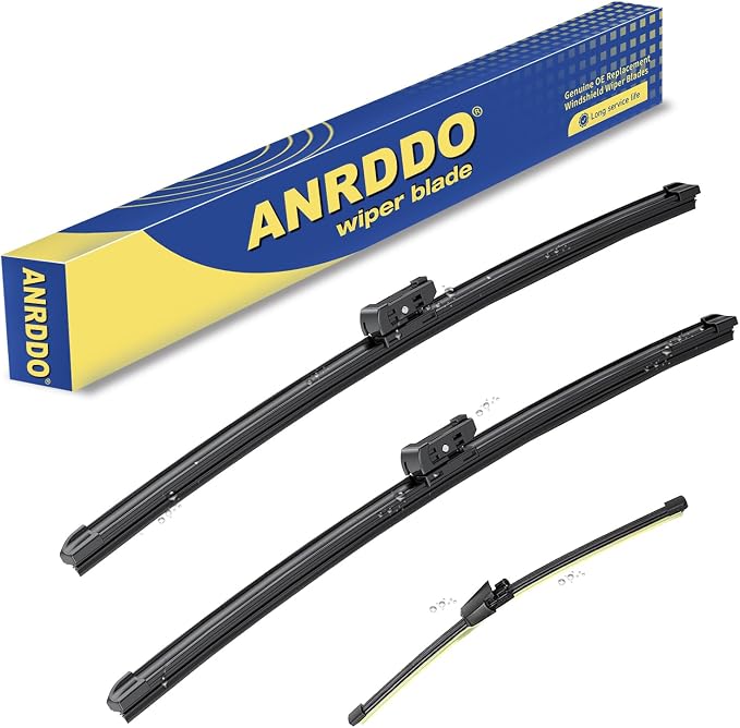 3 Wipers Factory Replacement For 2007-2017 VW Volkswagen Tiguan Original by ANRDDO
