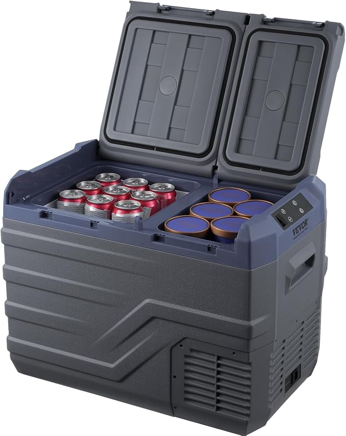 VEVOR NLS45, 12 Volt Car Refrigerator Fridge, 32 L Dual Zone Portable Freezer - Image 12