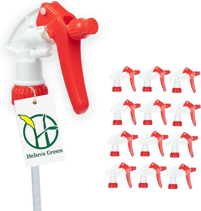 Spray Bottle Nozzle Replacement, Bottle Tops Only by HeluvaGreen