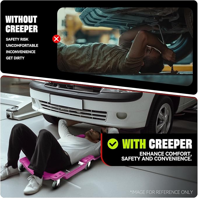 Auto Dynasty 40 Inches Mechanic Creeper, Automotive Garage Repair Low Profile - Image 7