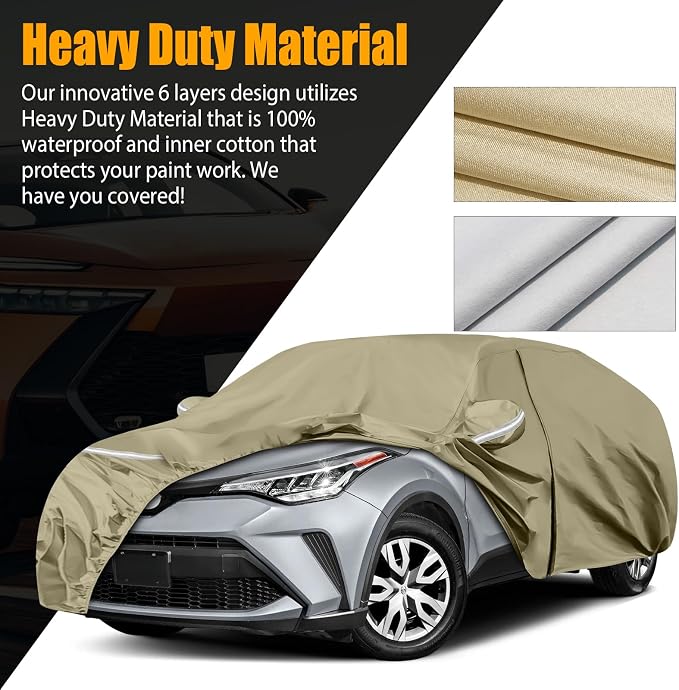 Waterproof Car Covers Replace for 2018-2025 Toyota C-HR, Windproof Bands for - Image 3