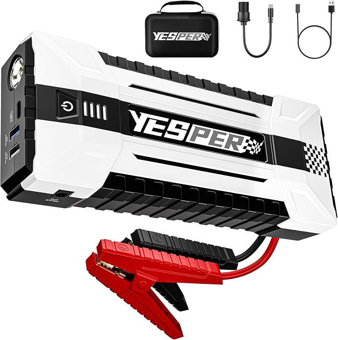 YESPER 4120A Jump Starter, 12V Car Battery Jumper Starter Portable, 26800mAh by YESPER
