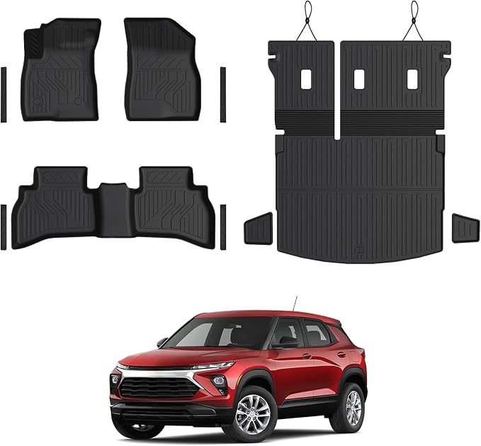 Floor Mats Set for Chevy Trailblazer AWD 2026 2025-2021 Accessories, Full by GALVAGNITE