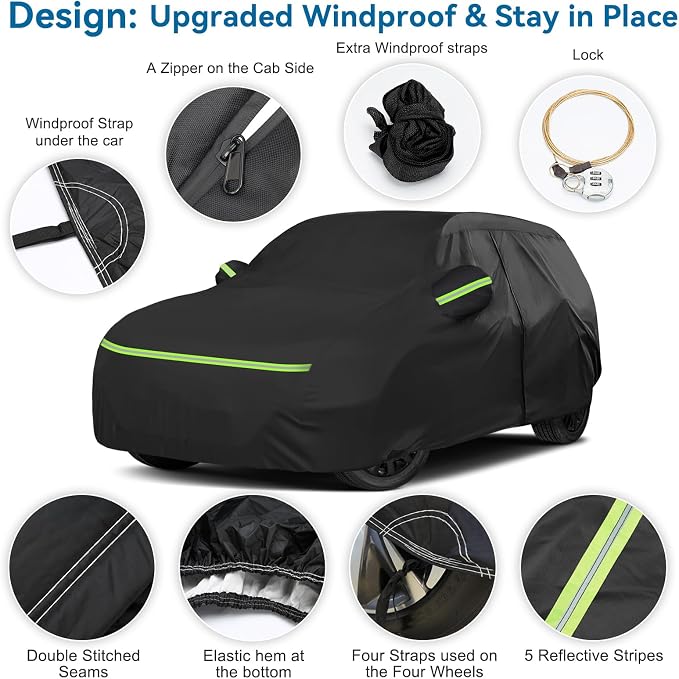 Full Car Covers for 2014-2025 Mini Cooper/Cooper S/Hardtop/Clubman/Countryman 4 - Image 2