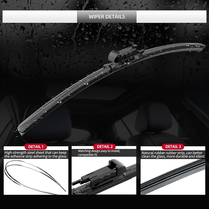Front Windshield Wipers, 2-Piece Set - Image 4