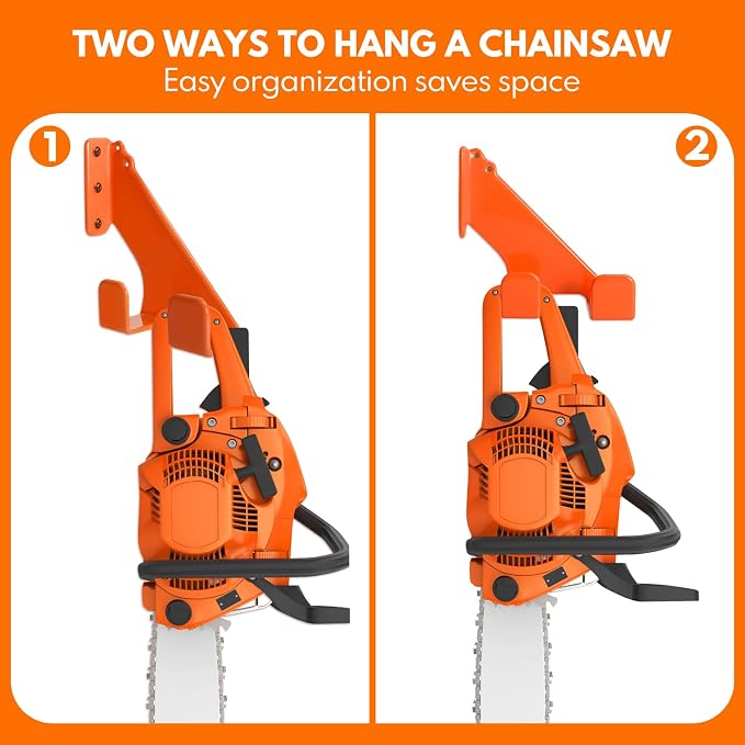 Chainsaw Hanger, Perfect Wall Mount Solution - Image 2