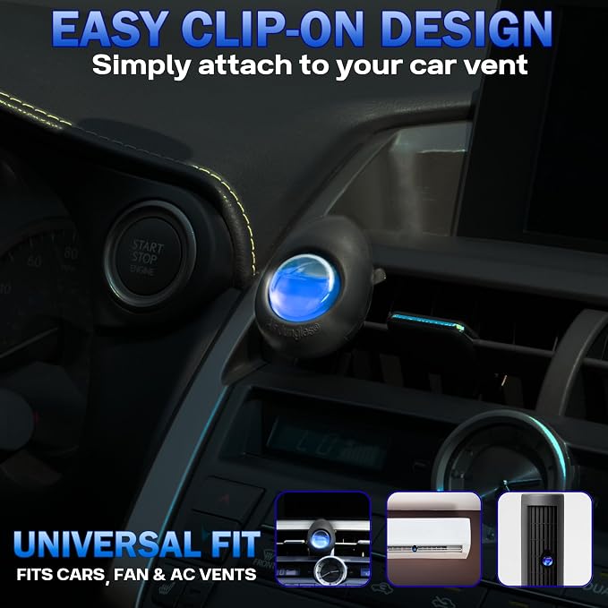 Air Jungles Car Air Freshener Vent Clip 4 Count, Variety Pack, New Car - Image 5