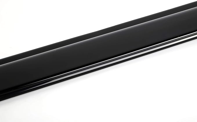 Side Window Deflector Visor Rain Guard, Outside Mount Tape-on Shatterproof Dark - Image 4