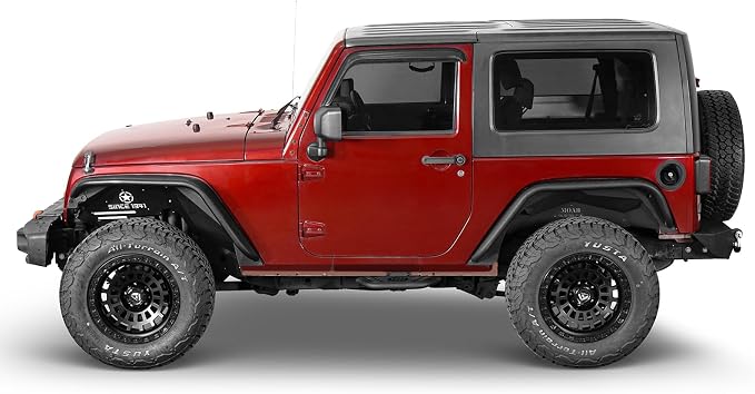 u-Box JK Running Boards 2-Door Side Hoop Door Steps - Image 5
