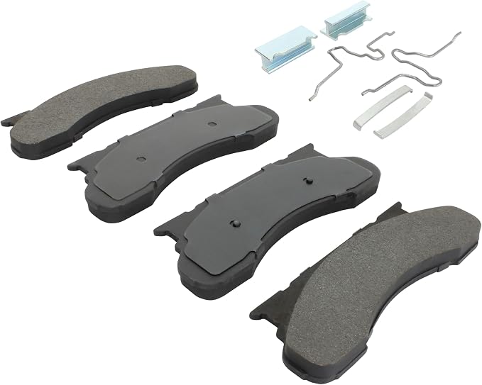 Premium Semi-Metallic Front Brake Pads Compatible - Image 2