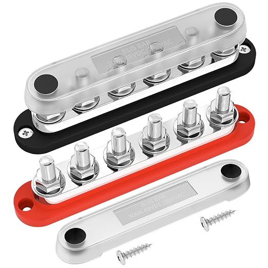 DaierTek 300A Bus Bar 12V Marine 12V Power Distribution Block by DaierTek