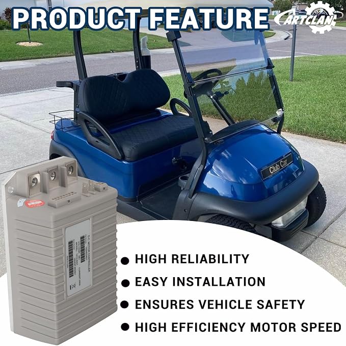 48V 250A Club Car DC Motor Controller, Golf Cart DC Motor Controller Speed - Image 4