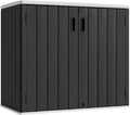 KINYING Outdoor Horizontal Storage Sheds, 37 Cu.ft Outdoor Storage Cabinet by KINYING