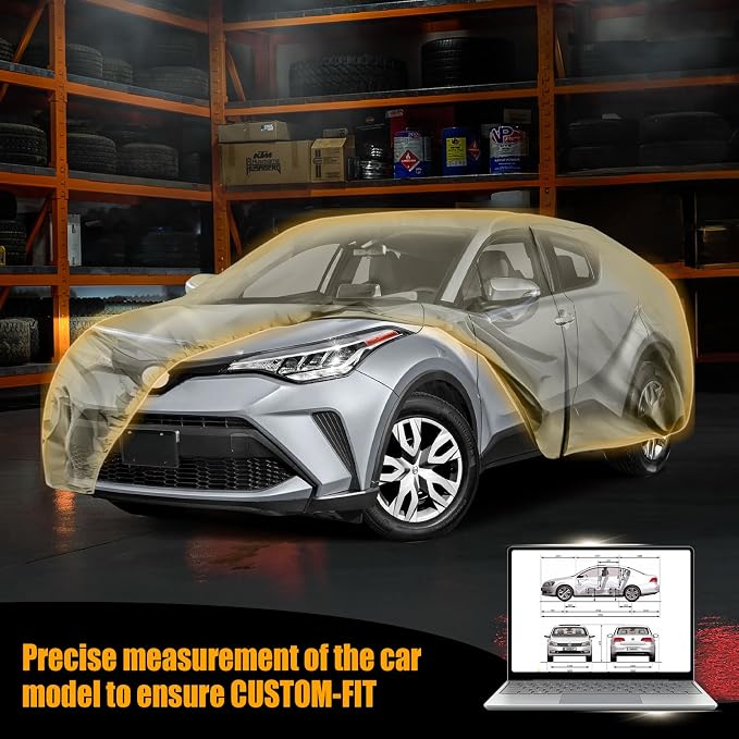 Waterproof Car Covers Replace for 2018-2025 Toyota C-HR, Windproof Bands for - Image 8