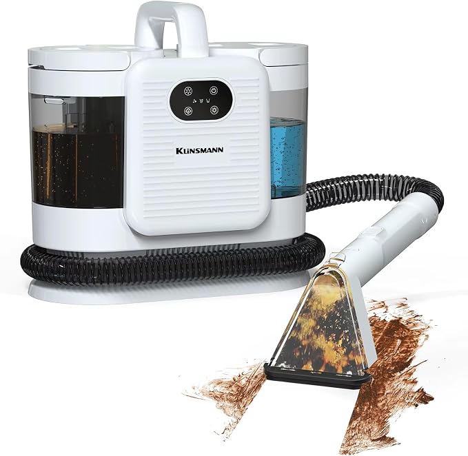 Upholstery Steam Cleaner for Couch & Furniture – 1650W 15KPa Powerful Suction by Klinsmann