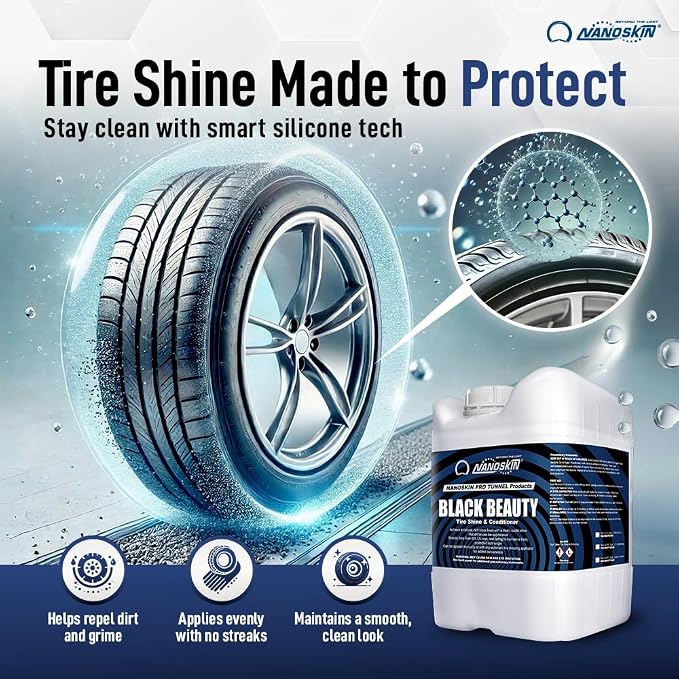 Nanoskin Black Beauty Tire Shine & Conditioner 5 Gallons - Image 2