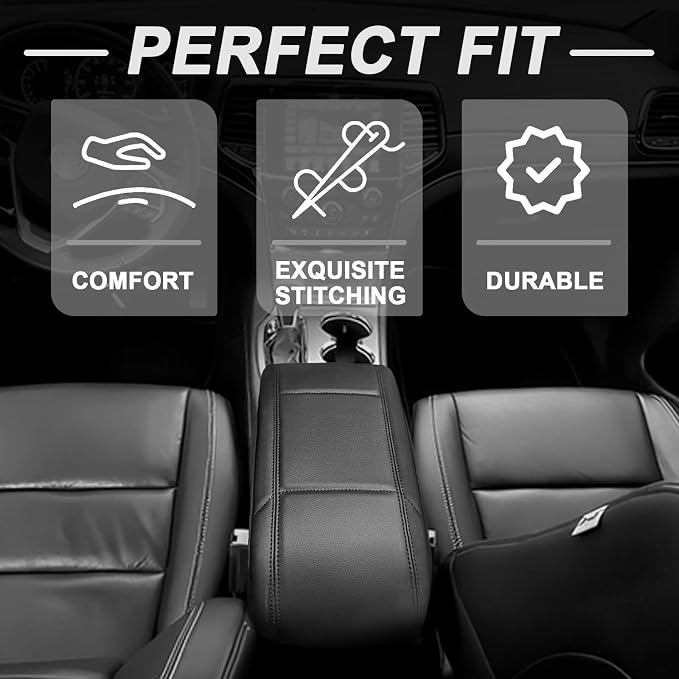 Muslogy Center Console Armrest Cover Compatible - Image 5