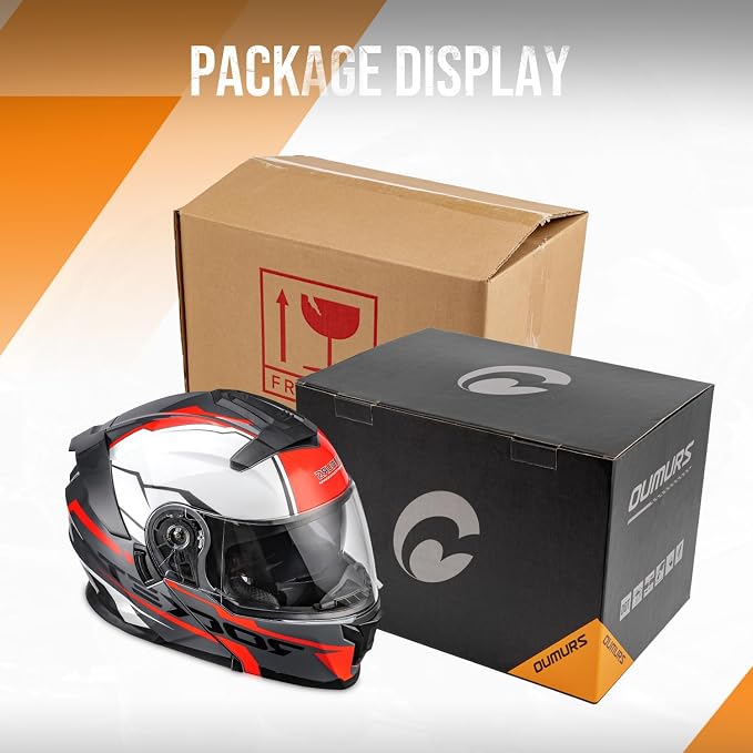 Modular Motorcycle Helmets Full Face Flip up Street Bike Motorcycle Helmet - Image 7
